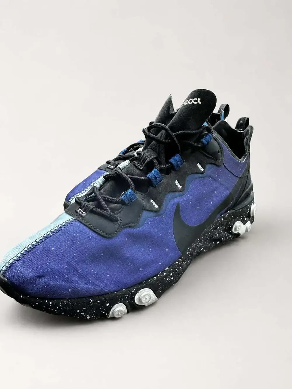 Nike React Element 55 Equinox Day Night Sneakers Blue Void/Black Men’s size 8